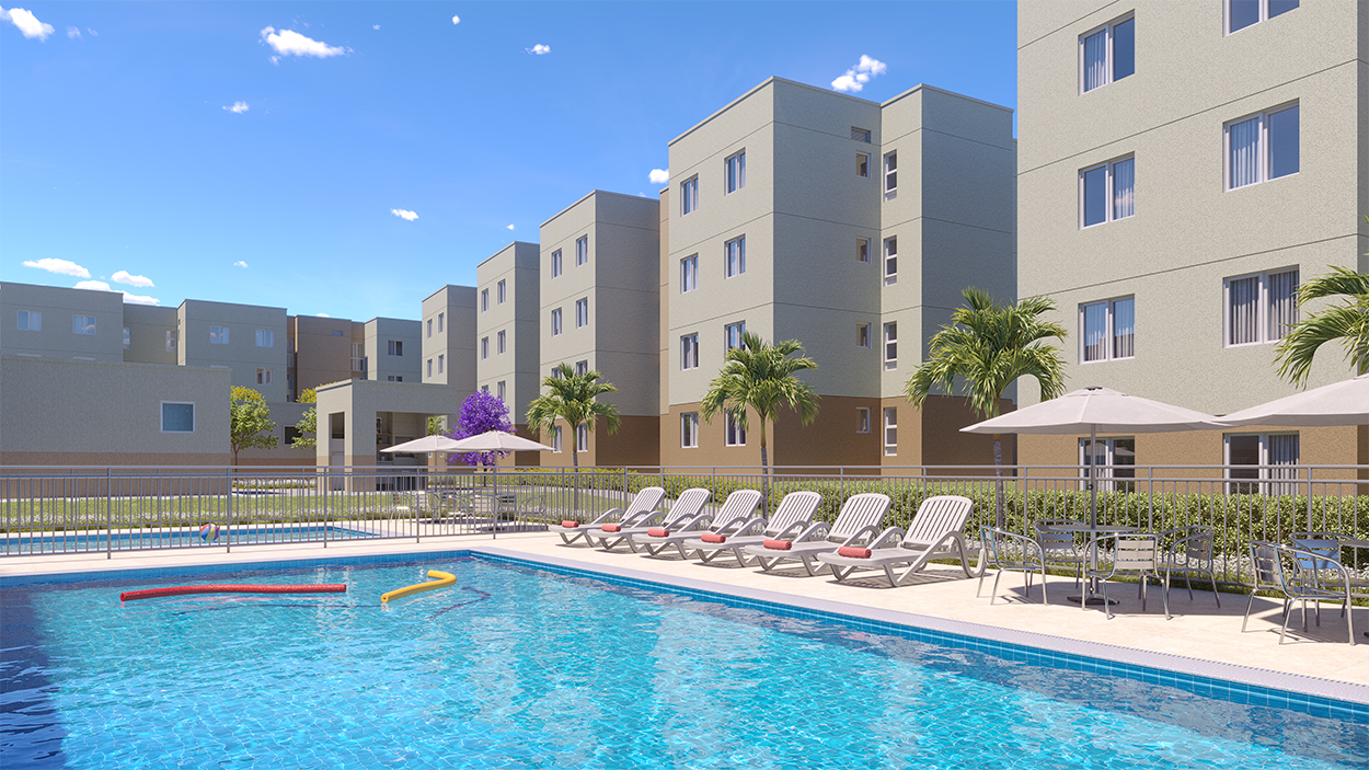 Perspectiva — Piscina adulto